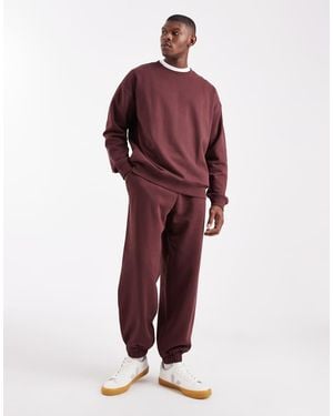 New Look Oversized joggers Co-ord - Red