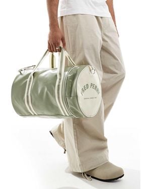 Fred Perry Classic Barrel Bag - Metallic