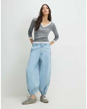 River Island Balloon Leg Jeans - Blue