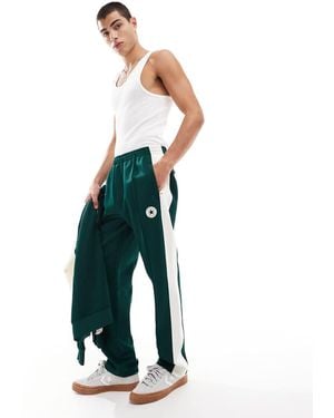 Converse Joggers Verdes Con Diseño Color Block Retro Chuck De -Negro