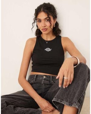 Dickies Powers Vest With Central Logo - Black