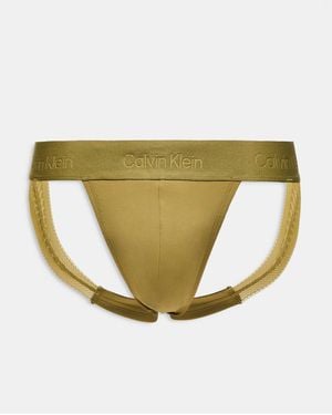 Calvin Klein Sculpt Lace Jock Strap - Green