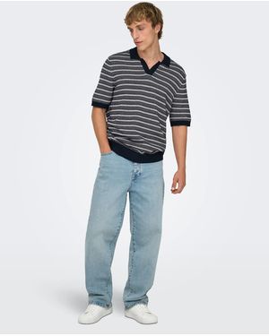 Only & Sons Loose-Fit Jeans - Blue