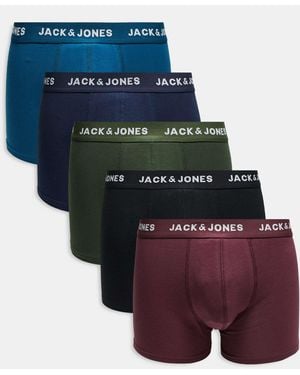 Jack & Jones 5 Pack Trunks - Blue
