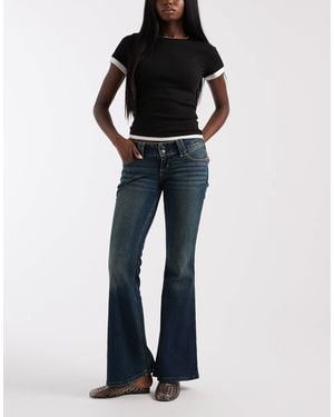 Hollister Low Rise Bootcut Jeans - Blue
