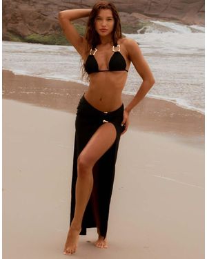 Moda Minx X Agnes Pimentel Maxi Beach Skirt - Natural