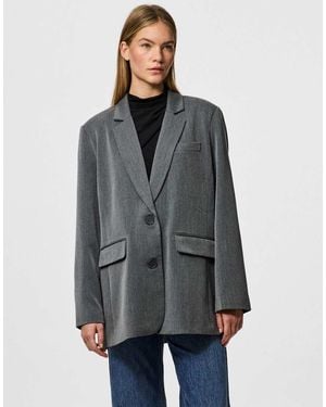 Pieces Blazer - Grey