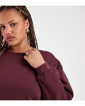 Vero Moda Felpa Oversize Bordeaux - Viola