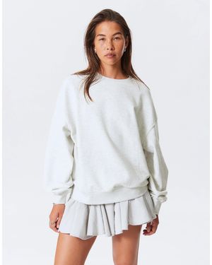 Weekday Oversized Slouchy Sweatshirt - White
