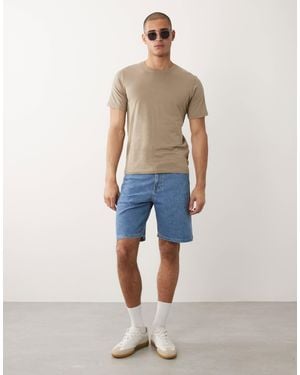 SELECTED baggy Denim Shorts - Blue