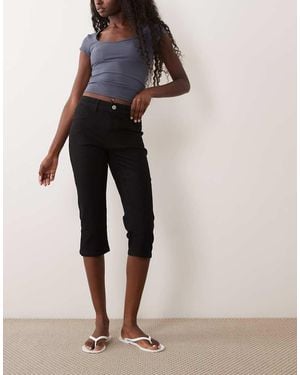 Vila Denim Capribroek - Zwart