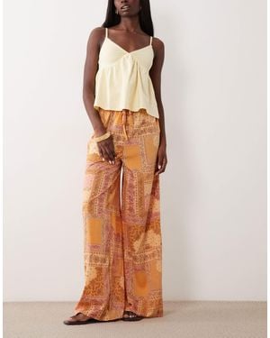 Wednesday's Girl – weit geschnittene hose - Braun