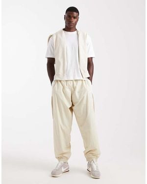 Nike Club Woven Tracksuit Bottoms - Natural