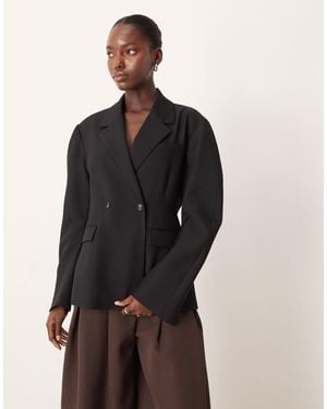 Gina Tricot Shaped Blazer - Black