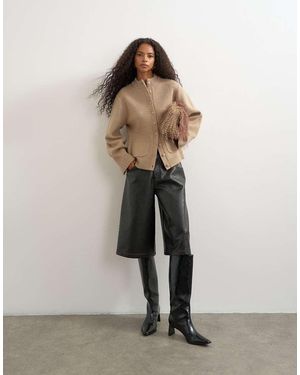 TOPSHOP Gebreid Vest Met Zak Aan De Voorkant - Meerkleurig