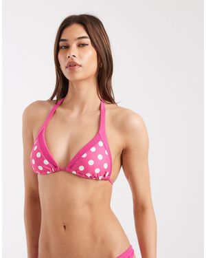 Hollister Triangle Bikini Top Co-ord - Pink