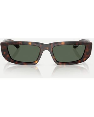 Arnette Al Rectangle Sunglasses With Lens - Green