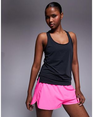 4505 Nylon Performance Mesh Quick Dry Running Tank Top - Black