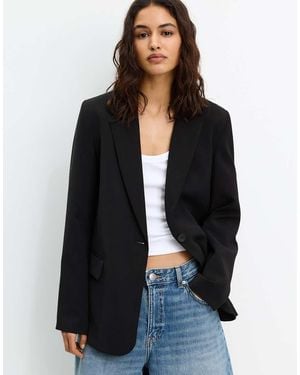 Pull&Bear Basic Blazer - Black