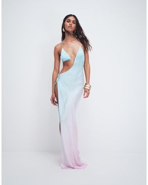 Cin Cin Villa Moonstone Cut Out Maxi Dress - White