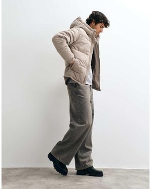 JJ Rebel Quilted Puffer Jacket - White