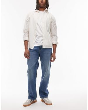 Tommy Hilfiger Otis - jean droit standard - délavage moyen - Bleu