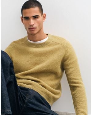 ARKET Bouclé-pullover mit hohem wollanteil und rundhalsausschnitt - Natur
