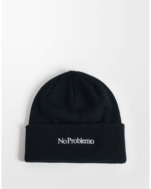 No Problemo Mini Logo Beanie - Black