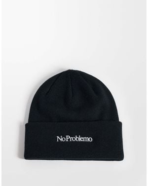 No Problemo Mini-logo-beanie - Schwarz