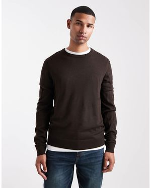 Threadbare Crew Neck Jumper - Black