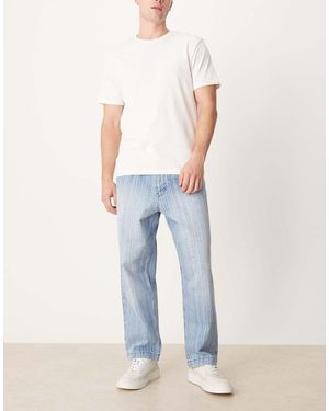 ASOS Relaxed Tapered Jeans - Blue