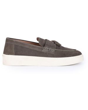 OFF THE HOOK Mocasines De Estilo Casual Sin Cierres Con Borlas De Ante Rory De - Marrón