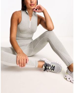 4505 Seamless Contour Active Body (part Of A Set) - Gray