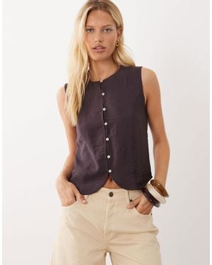 Mango Teen Vest - Blue