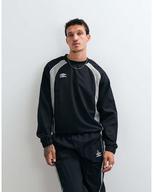 Umbro Panelled Sweat - Blue