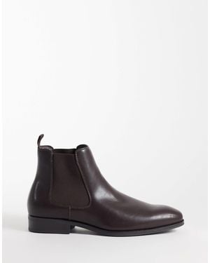 SEQWL Aladdin Formal Chelsea Boots - Brown