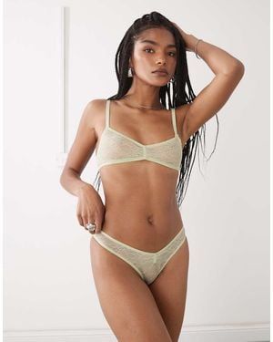 Motel Lengkai Soft Lace Bra - Brown