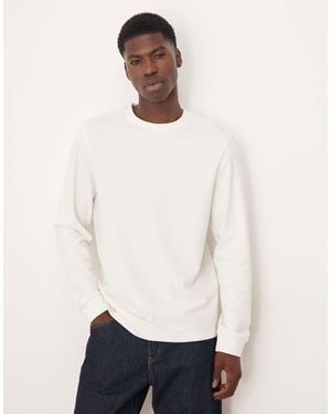 ASOS Crew Neck Long Sleeve T-Shirt - White