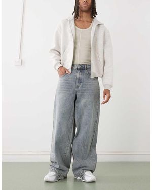 Ed Hardy Nyc Skull Denim Jeans - Grey