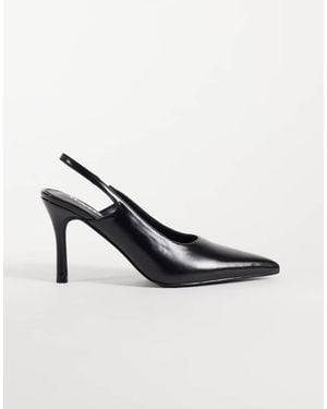 Raid Zapatos De Tacón Ziva En Negro - Blanco