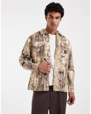 Levi's Chemise workwear à poche camouflage marron - Neutre