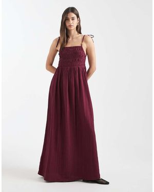 Aray Beach Maxi Dress - Purple