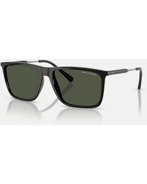 ARMANI EXCHANGE Gafas De Sol Cuadradas Con Lentes Verdes Polarizadas De