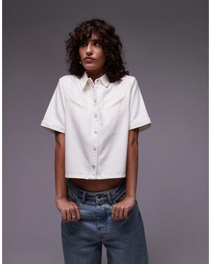 Levi's Denim Camp Shirt - White