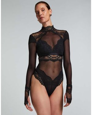 Hunkemöller Valentine Daisy Body - Black