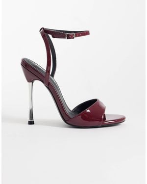 Public Desire Brooklyn Heeled Sandals - Red