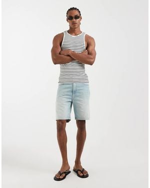 Lacoste Denim Shorts - Blue
