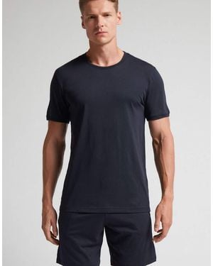 Intimissimi Short Superior Cotton Pyjamas - Blue