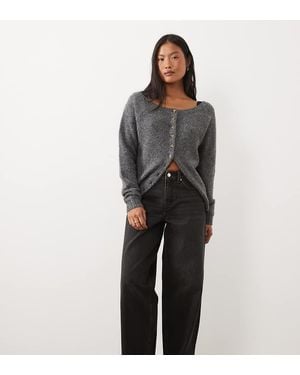 Miss Selfridge Baggy Jeans - Black