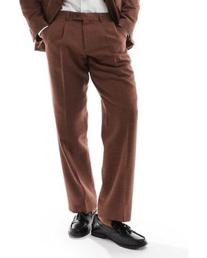 Viggo Lisandro Suit Trousers - Brown